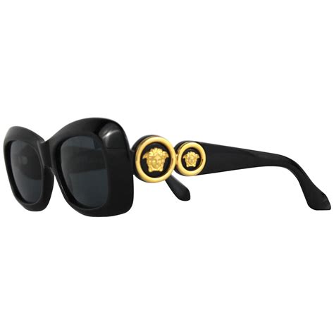 gianni versace 417|Gianni Versace Black Double Medusa Sunglasses, 1998, Mod..